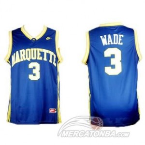 Canotte Basket NCAA Marquette Wade Blu