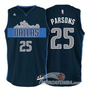 Maglie Basket Parsons Dallas Mavericks Blu