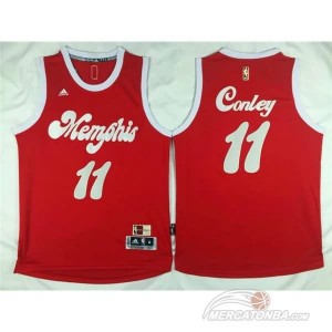 Maglie Shop Conley Christmas Memphis Grizzlies Rosso