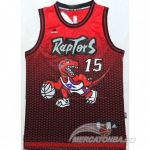 Canotte Basket Moda Raptors Carter Rosso