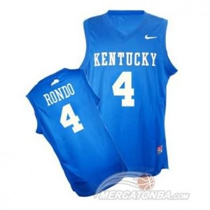 Canotte Basket NCAA Kentucky Rajon Blu