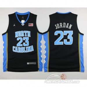 Canotte Basket NCAA North Carolina Jordan Nero