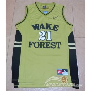 Canotte Basket NCAA Wake Forest Duncan Giallo