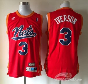 Maglie Basket Nata Iverson Philadelphia 76ers Rosso