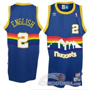 Maglie Shop English Denver Nuggets Blauw