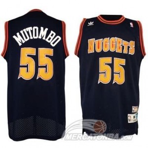 Maglie Basket Mutombo Denver Nuggets Nero