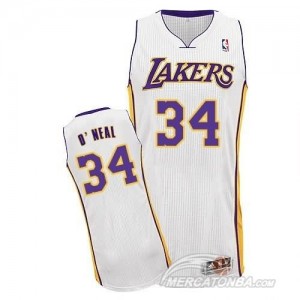 Canotte NBA Rivoluzione 30 O neal Los Angeles Lakers Bianco