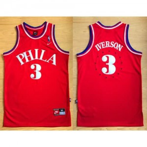 Maglie Basket Phila Iverson Philadelphia 76ers Rosso