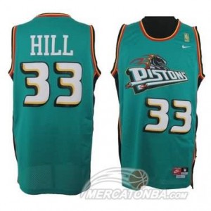 Maglie Basket Hill Detroit Pistons Verde