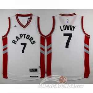 Maglie NBA Lowry Toronto Raptors Bianco