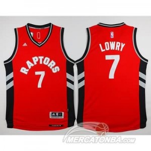 Maglie NBA Lowry Toronto Raptors Rosso