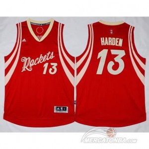 Maglie Basket Harden Houston Rockets Rosso