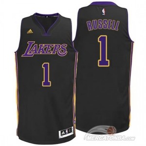 Maglie Basket Russell Los Angeles Lakers Nero