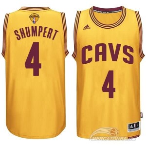 Canotte NBA Rivoluzione 30 Shumpert Cleveland Cavaliers Giallo