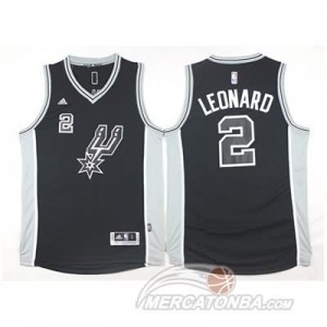 Maglie Basket Leonard San Antonio Spurs Nero