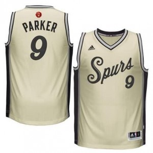 Maglie Basket Parker Christmas San Antonio Spurs Bianco