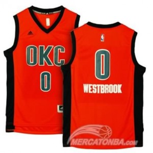 Maglie Basket Westbrook Oklahoma City Thunder Arancione