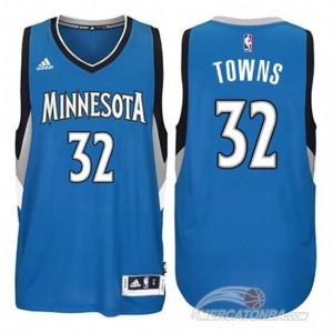 Maglie Basket Towns Minnesota Timberwolves Blu