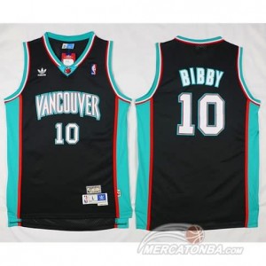 Maglie Basket Retro Vancouver Bibby Memphis Grizzlies Nero