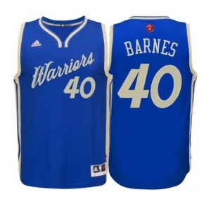 Maglie Shop Barnes Christmas Golden State Warriors Blauw