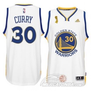 Maglie Shop Curry Golden State Warriors Bianco