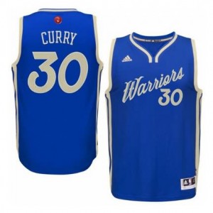 Maglie Shop Curry Christmas Golden State Warriors Blauw