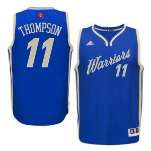 Maglie Basket Thompson Christmas Golden State Warriors Blauw
