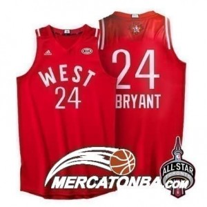 Canotte NBA Bryant All Star 2016 Rosso