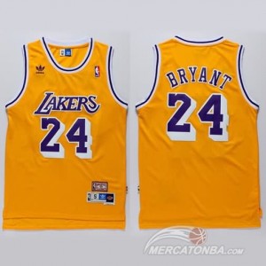 Maglie Basket retro Bryant Los Angeles Lakers Giallo