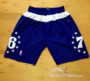 Pantaloni NBA Philadelphia 76ers Blu
