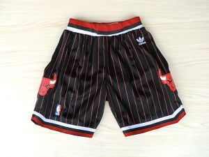 Pantaloni NBA retro Chicago Bulls Nero