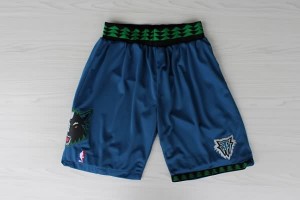 Pantaloni NBA retro Minnesota Timberwolves Blu