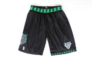 Pantaloni NBA retro Minnesota Timberwolves Nero