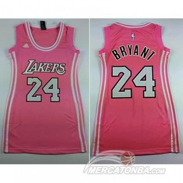 Divise da Maglie NBA Donna Bryant Los Angeles Lakers Rosa a poco